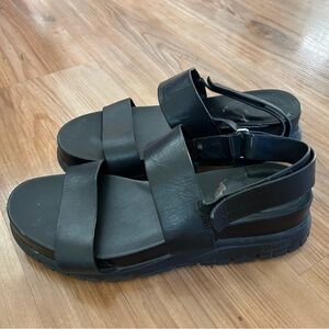 Cole Haan Black Platform Women's Sandals 8